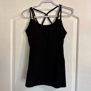 Black Strappy Women's Top